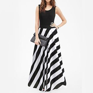 joELLE Striped Maxi Tank Dress