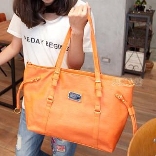 Drawstring Buckled Tote