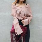 V-Neck Sheer Blouse от YesStyle.com INT V-Neck Sheer Blouse от YesStyle.com INT