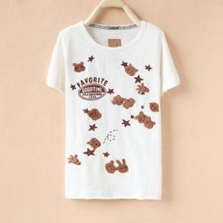 Cute Colors Print T-Shirt