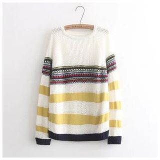 TOJI Color-Block Sweater