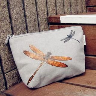 as it is Small Makeup Bag - Dragonfly Gray - One Size