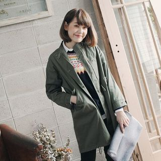 Tokyo Fashion Tie Waist Parka