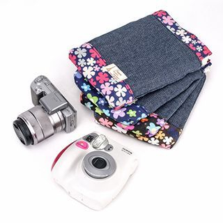 Photosack Floral Print Panel Camera Pouch