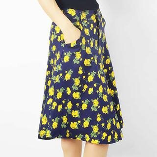 Jolly Club Floral A-Line Skirt