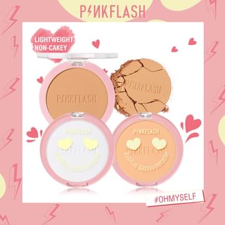 Pinkflash - Lasting Matte Pressed Powder - 3 Colors #000 All Skin Tones