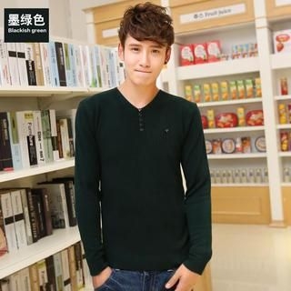 JVR Buttoned Knit Sweater