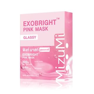 MizuMi - EXOBright Pink Mask Glassy 5 pcs