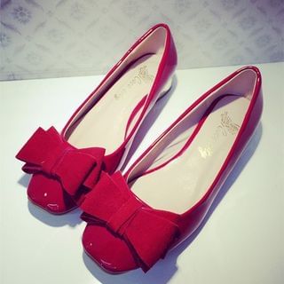 Pangmama Bow Accent Pumps
