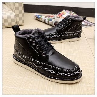 RON Stitched Lace-Up Shoes