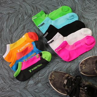 GYM QUEEN Letter Sports Socks
