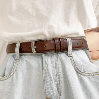 Faux Leather Belt