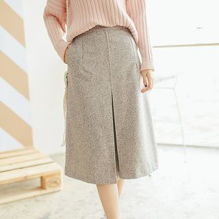 AC Wool Midi Skirt