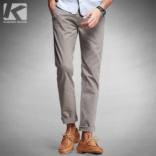 Quincy King Plain Tapered Pants