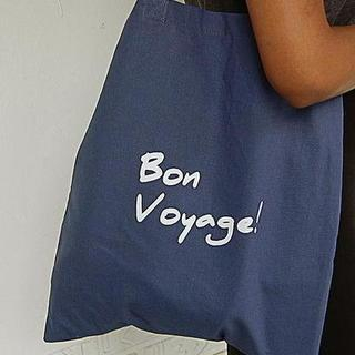 LIFE STORY Lettering Lightweight Shopper Bag  Blue - One Size