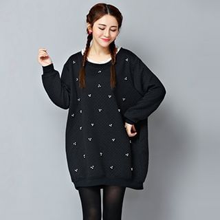 Supernova Loose-fit Dotted Long-Sleeve Top