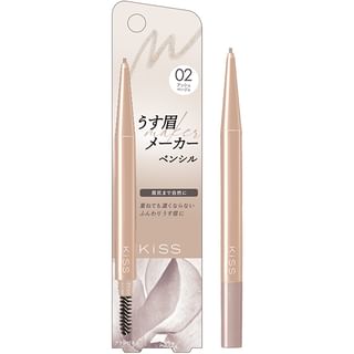 ISEHAN - kiss Thin Eyebrow Maker Pencil 02 Ash Beige