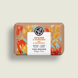 Yves Rocher - Oat Milk & Buckwheat Soap 80G