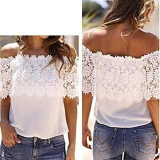 Persephone Off-Shoulder Lace Panel Top