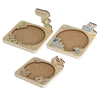 SNOOPY Cork Coaster with Ornament