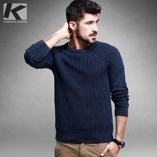 Quincy King Washed Knit Sweater
