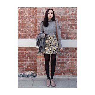 maybe-baby Pattern A-Line Skirt