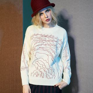 ELF SACK Embroidered Sweater