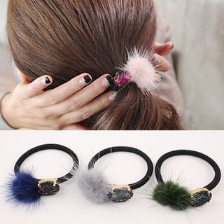 kissie kiss Pom Pom Hair Tie