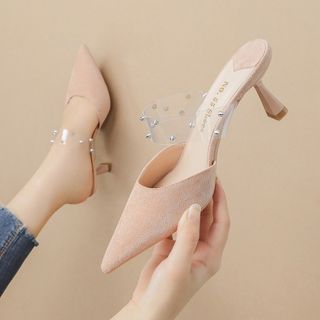 Stiletto | Studded | Sandal | Slide | Strap | Stud | Heel | PVC