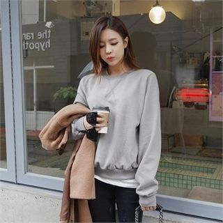 LIPHOP Long-Sleeve Round-Neck T-Shirt