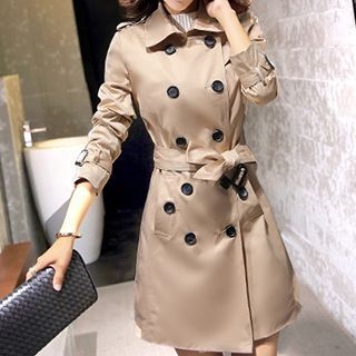 Emeline Double-Breasted Trench Coat