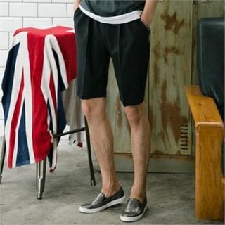 STYLEMAN Elastic-Waist Shorts