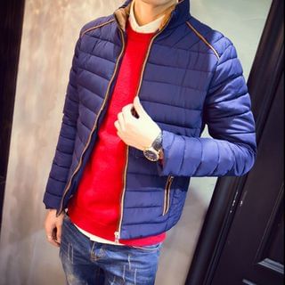 maxhomme Stand-collar Padded Jacket