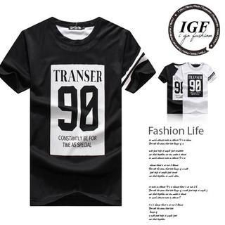 I Go Fashion Message Printed T-Shirt