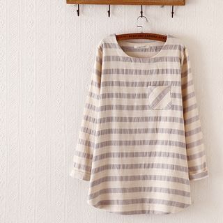 P.E.I. Girl Long-Sleeve Stripe T-shirt