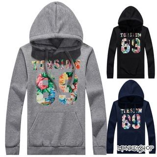 Monkey Shop Long Sleeve Hooded Pullover