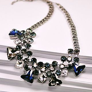 Ciroki Rhinestone Statement Necklace