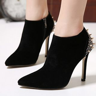 Monde Studded Stiletto Ankle Boots