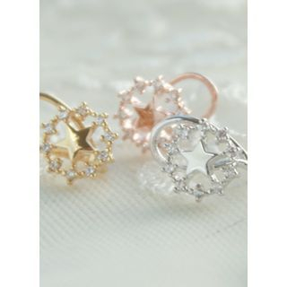 kitsch island Rhinestone Star Ear Cuff