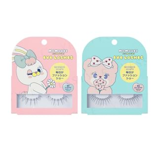 Koji - Momorei Cosmetics Eye Lashes 01 Rico Eye - 1 pair