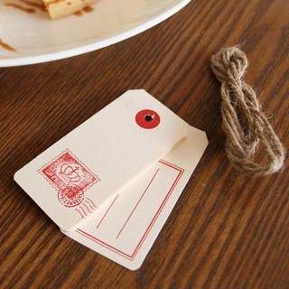 Set: Paper Tag + String