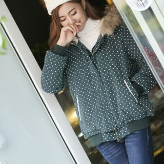 Mellow Fellow Dotted Hooded Jacket