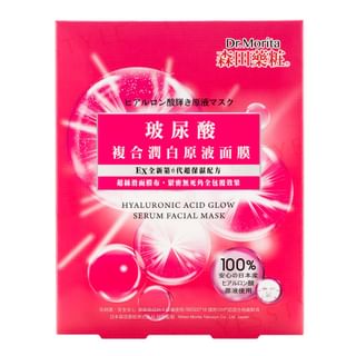 Dr. Morita - Hyaluronic Acid Glow Serum Facial Mask 3 pcs