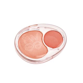 Fwee - Mellow Dual Blusher - 12 Colors #Cr01 Juicy Smile