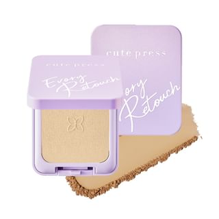 Cute Press - Evory Retouch Oil Control Foundation Powder Spf 30 Pa +++ B2 Honey Beige