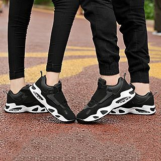 YAX Platform Color Block Sneakers