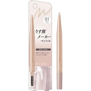 ISEHAN - kiss Thin Eyebrow Maker Pencil 01 Pink Beige