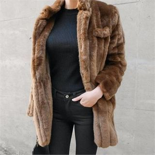 LIPHOP Faux-Fur Jacket