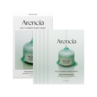 Arencia - Holy Hyssop Sheet Mask Set 27Ml X 5 Sheets