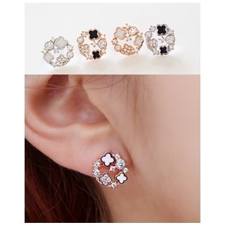 Miss21 Korea Floral Stud Earrings